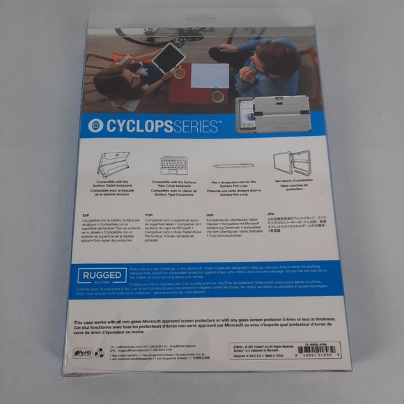 5 For $20.00 Trident Cyclops Series Microsoft Surface 3 Case - Picture 2 of 5